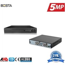 4 Kanal Ahd 5mp H265 Dvr Kayıt Cihazı Xmeye KD-804HD