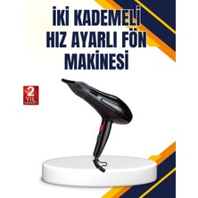 Sepetink Soğuk Üfleme Özellikli 2200W Profesyonel Fön Makinesi