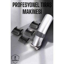 Flamex 4 Taraklı Taşınabilir Profesyonel Saç ve Sakal Kesme Tıraş Makinesi