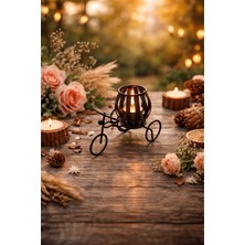 Seymen Bıçakçılık 1’li Metal Tealight Mumluk | Dekoratif Masa Üstü Mumluk