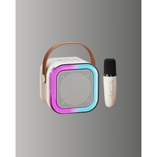 Flamex Karaoke Mikrofon Hoparlör Seti Bluetooth Kablosuz Taşınabilir