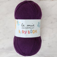 Akıllı Durak La Mia Baby Boom Patlıcan Moru El Örgü Ipi - 60 - 34265