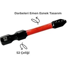 Alse Kaliteli ve güçlü IMPACT impact Bits Uç vidalama ucu, matkap Ucu, tornavida Ucu PZ2 - 50 mm