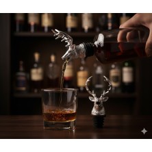 Yapışkan Store Geyik Kafası Şarap Dökücü Şişe Ağızlığı