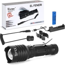 Calperia Tg-10 Şarjlı Profesyonel Av Feneri WT-620