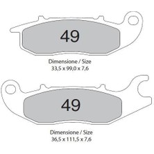 Trofeo Honda Cbr 125 R 11-17 Ön Fren Balatası Organik