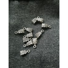 Madamera Sallantı Aparatı Metal Kolye ve Bileklik Için Yaprak 10 Adet Ma3