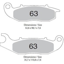 Trofeo Honda Crf 250 L Ön Fren Balatası Sinterli