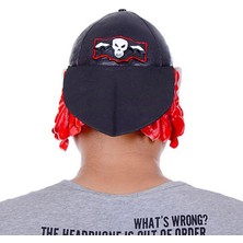 Calperia Lateks Şapkalı Gözlüklü Beyaz Maske