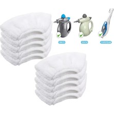 RotRever Kiwi KSC-4255 / 4211 / 4212 Buharlı Temizlik Makinesi Uyumlu Yedek Bez Seti-10 Adet