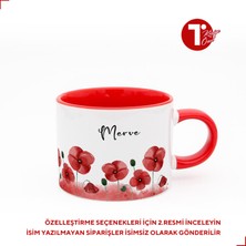 Bir Tasarım Gelincikli Isimli Sweet Fincan