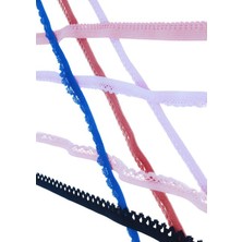 Calperia Çamaşır Lastiği Dantelli 1 cm 75 Metre 1 Top Saks