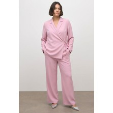 Myline Beli Lastikli Geniş Paça Pantolon