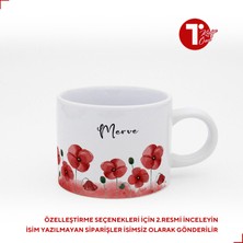 Bir Tasarım Gelincikli Isimli Sweet Fincan