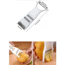 FRY Rende Soyacak 5 Fonksiyonlu Sebze Meyve Soyucu Patates Havuç Salatalık Zencefil Doğrayıcı