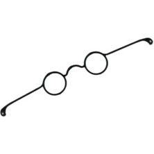 Calperia Amigurumi Gözlük 5 Adet Siyah