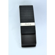 Mustang Case Siyah Manyetik Sert Kapak Güneş Gözlüğü Gözlük Kutusu Kılıfı