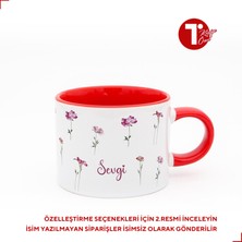 Bir Tasarım Güz Gülleri Isimli Sweet Fincan