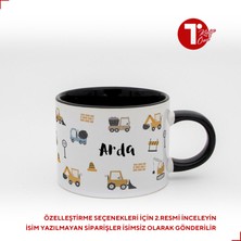 Bir Tasarım Iş Makineleri Isimli Sweet Fincan