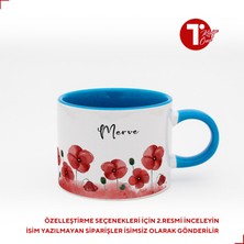 Bir Tasarım Gelincikli Isimli Sweet Fincan