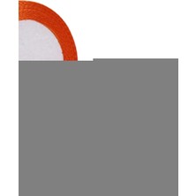 Calperia Saten Kurdele 6 mm Orange 70 Metre