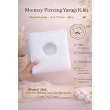 Moonzy Minimalist & Cozy   Pamuk  Kare Piercing Yastığı Kılıfı- %100 Pamuk Poplin ,6 Farklı Renk Seçeneği