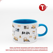 Bir Tasarım Iş Makineleri Isimli Sweet Fincan