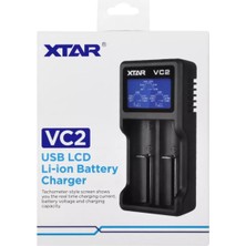 Calperia Vc2 Ikili Li-Ion Pil Şarj Cihazı