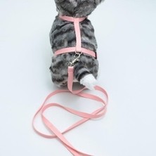 Calperia Kedi Düz Göğüs Tasması ve Gezdirme Seti PS9642