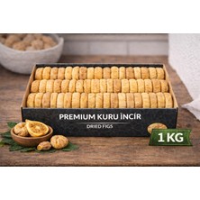Sıralı Dizilmiş Doğal Dağ Inciri – Ekstra Kalite – Beyaz & Ballı – 1 kg