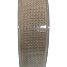 Calperia Keten Kurdele 25 mm Bej 1 Metre