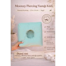 Moonzy Minimalist & Cozy   Pamuk  Kare Piercing Yastığı Kılıfı- %100 Pamuk Poplin ,6 Farklı Renk Seçeneği