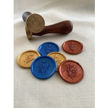 Talya Mum & Mühür Dal Buketi Pirinç Mühür