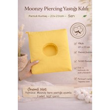 Moonzy Minimalist & Cozy   Pamuk  Kare Piercing Yastığı Kılıfı- %100 Pamuk Poplin ,6 Farklı Renk Seçeneği