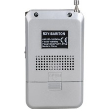 Calperia Bariton Cep Tipi Mini Analog Radyo Gri