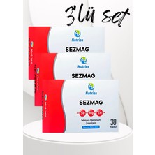 Calperia Sezmag Magnezyum Takviyesi 30 Kapsül – 3’lü Ekonomik Set