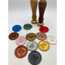 Talya Mum & Mühür Zeytin Dalı Pirinç Mühür