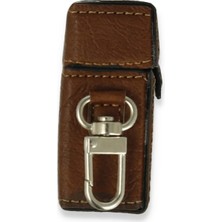 Rory Newface Airpods 2 (2.nesil) Deri Kılıf - Kahverengi