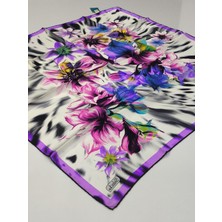 Balse Sura Ipek Eşarp Mor 5023-1