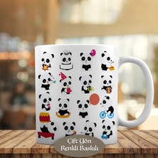 Asilmeydan Oyun Oynayan Sevimli Panda Kupa Bardak Hediyelik-1042-174