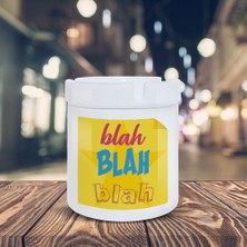Asilmeydan Eğlenceli Küllük Blah Blah Blah Baskılı Kül Tablası K-158