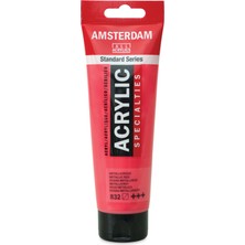 Amsterdam : Akrilik Tüp Boya : 120 ml : Metallic Red 832