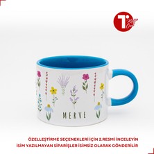 Bir Tasarım Karışık Çiçekli Isimli Sweet Fincan
