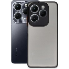 Rory Newface Infinix Hot 40 Pro Kılıf Montreal Silikon Kapak - Siyah