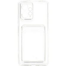 Rory Newface Xiaomi Redmi Note 12 4g Kılıf Kart Şeffaf Silikon - Şeffaf