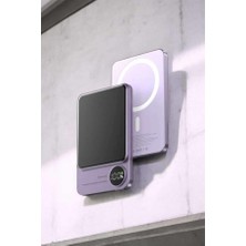 Rory 22.5W Magsafe Kablosuz Şarjlı Powerbank Dijital Ekran ve Hızlı Şarj