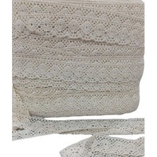 Calperia Kopanaki Dantel En 4 cm Krem 5 Metre