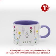 Bir Tasarım Karışık Çiçekli Isimli Sweet Fincan