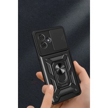 Rory Newface Xiaomi Redmi Note 13 Pro Plus Kılıf Pars Lens Yüzüklü Silikon - Kırmızı