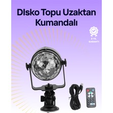 Rory Taşınabilir ve Dayanıklı Plastik Kristal LED Disko Işığı
